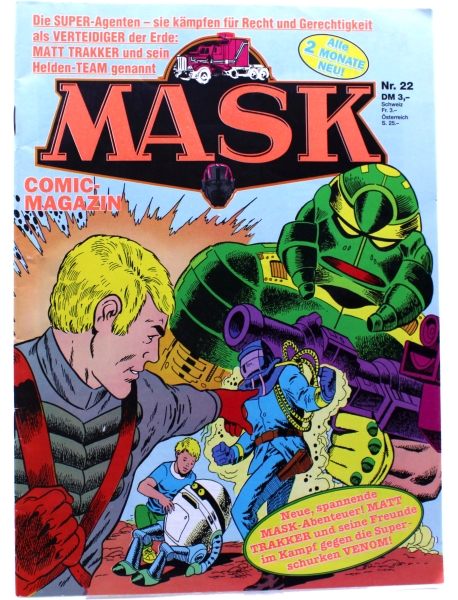 MASK Comic Magazin Nr. 22 (1991): Die schwarze Perle von Hustanistan von Interpart